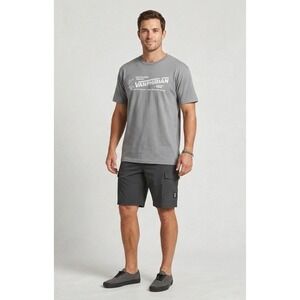 Vans Vanphibian Mens Hybrid Board Shorts Cargo Pocket Black Size 36